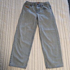 Kids Empyre Relax/Loose Fit, Light Blue Washed Denim, Size 24